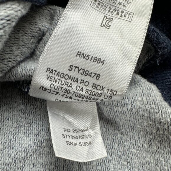 Patagonia Navy Blue Sweater - Mens Size M - 39476 - Picture 5 of 7